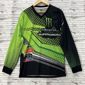 Monster Energy Thor Supercross Long Sleeve Jersey Adult Large Made In USA